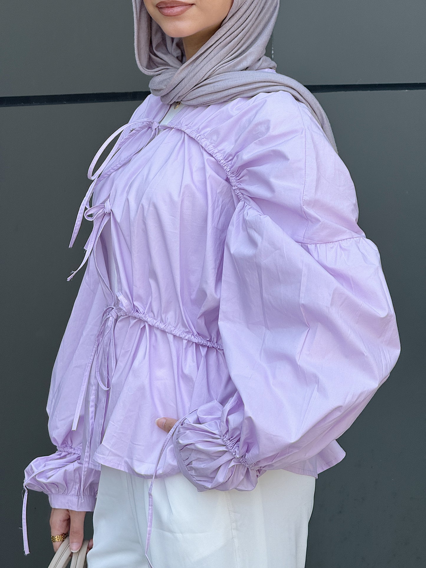 The Feminine Shirt in Lilac