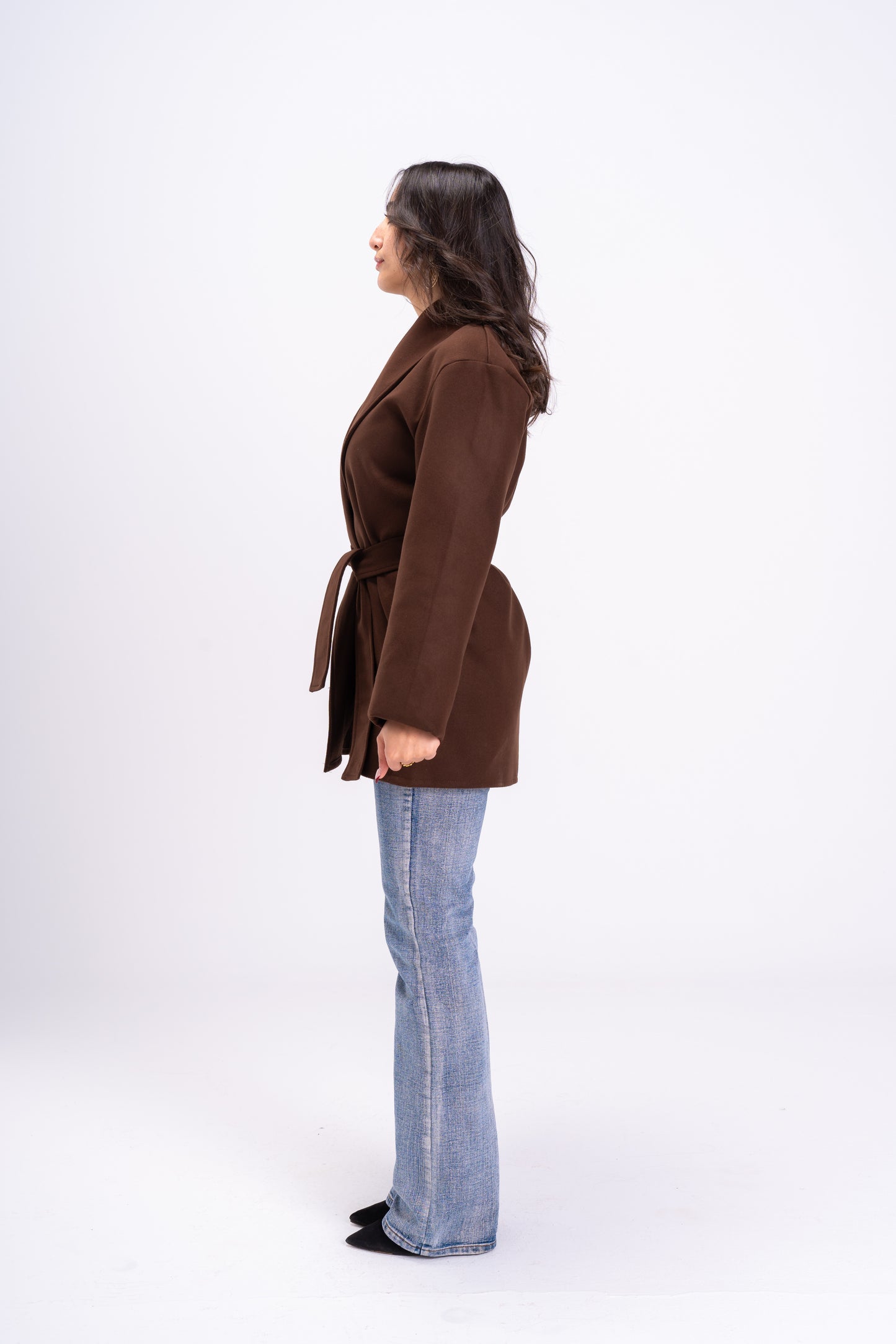 Tobacco Coat in Chocolate Brown