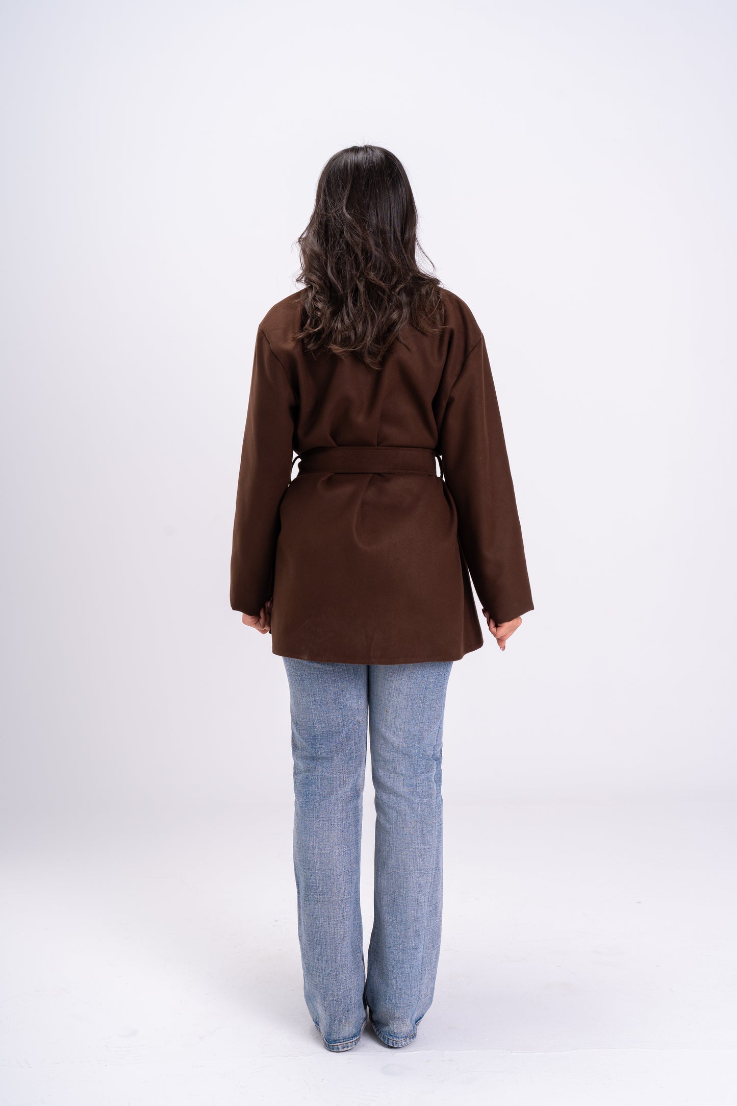 Tobacco Coat in Chocolate Brown
