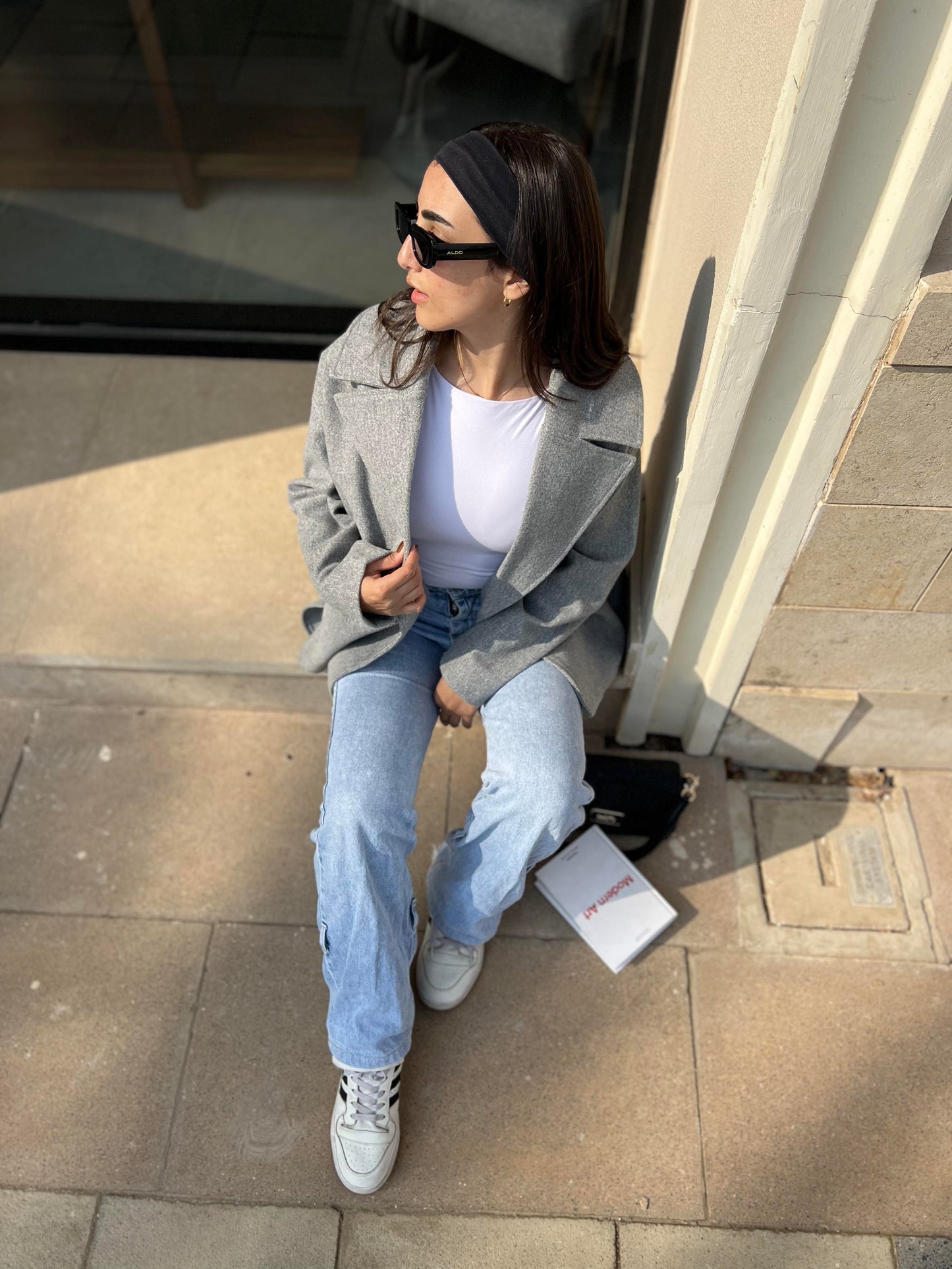Lucia Jacket In Light Grey