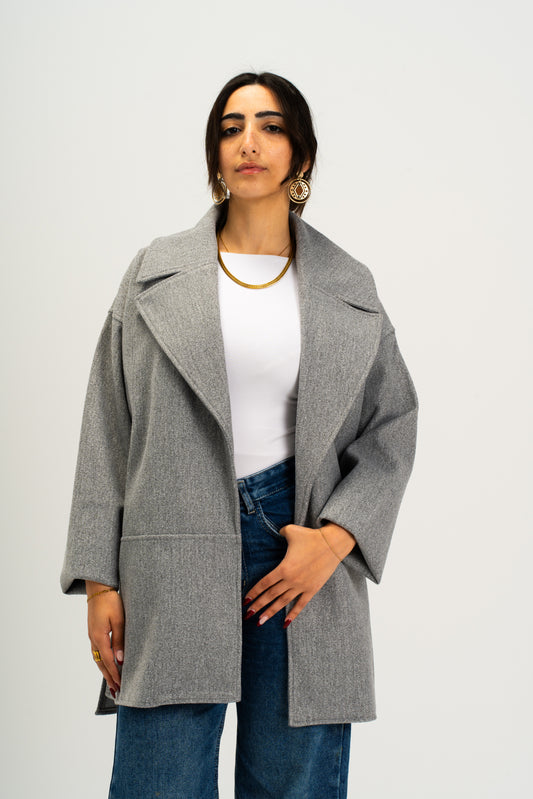 Lucia Jacket In Light Grey